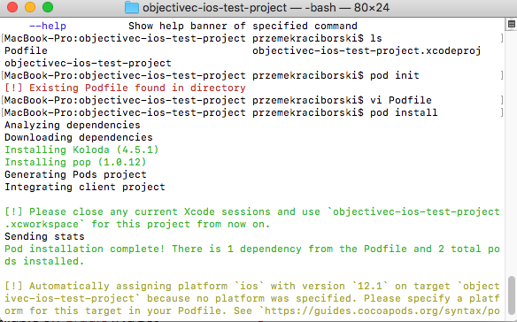 Pod Install for Advanced Xamarin Bindings iOS Project
