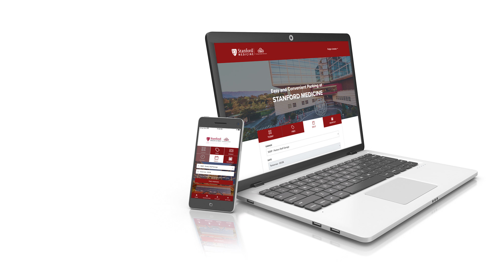 Stanford Medicine Parking Application Suite
